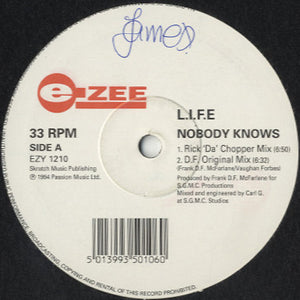 L.I.F.E - Nobody Knows [12"]