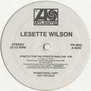 Lesette Wilson - Strictly For The Streets [12"]