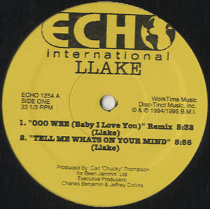 Llake - Ooo Wee (Baby I Love You) Remix [12"]