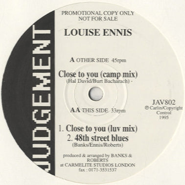 Louise Ennis - Close To You [12