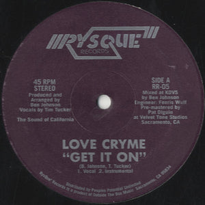Love Cryme - Get It On [12"]