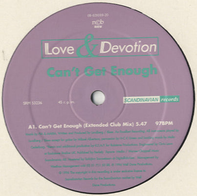Love & Devotion - Can't Get Enough [12