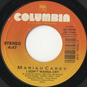 Mariah Carey - I Don't Wanna Cry [7"] 