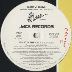 Mary J. Blige - What's The 411? [12"]