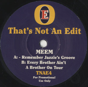 Meem - Remember Jazzie's Groove / Every Brother [7"]