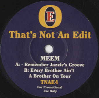 Meem - Remember Jazzie's Groove / Every Brother [7