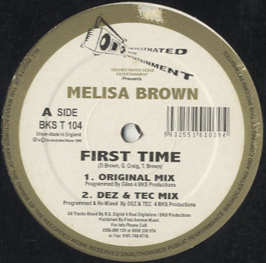 Melisa Brown - First Time [12