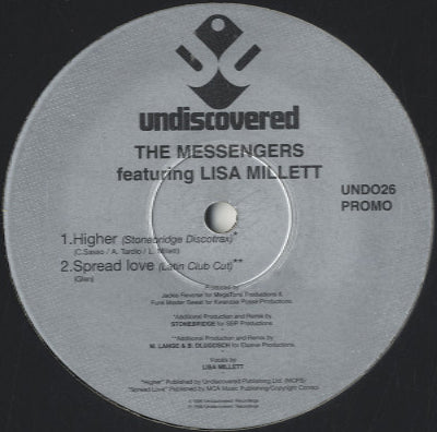 The Messengers Feat. Lisa Millett - Higher / Spread Love [12