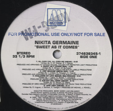 Nikita Germaine - Sweet As It Comes [LP]