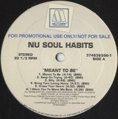 Nu Soul Habits - Meant To Be [LP]