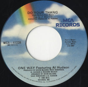 One Way Feat. Al Hudson - Do Your Thang [7"]