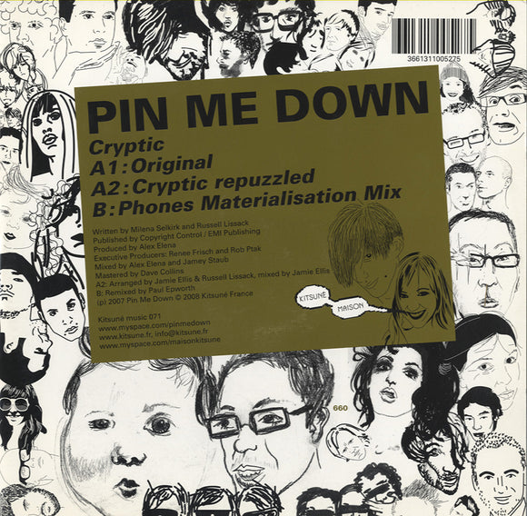 Pin Me Down - Cryptic [12