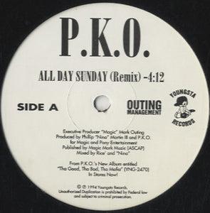 PKO - All Day Sunday (Remix) [12"]