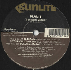 Plan 5 - Constant Boogie [12"]