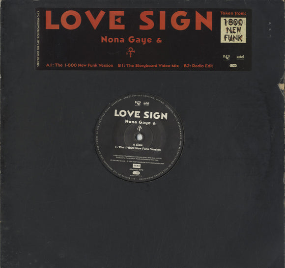 Nona Gaye & The Artist (Formerly Known As Prince) - Love Sign [12