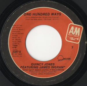 Quincy Jones - One Hundred Ways [7"]