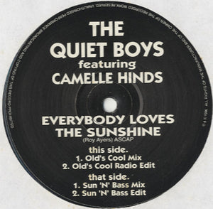The Quiet Boys Feat. Camelle Hinds - Everybody Loves The Sunshine [12"]