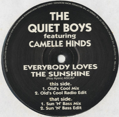 The Quiet Boys Feat. Camelle Hinds - Everybody Loves The Sunshine [12