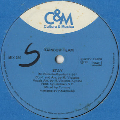 Rainbow Team / Joe Ontario - Stay / This Is My Song [12