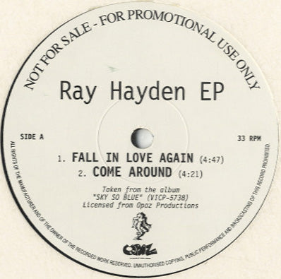 Ray Hayden - Ray Hayden EP [12