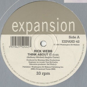 Rick Webb - Think About It [12"]