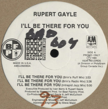 Rupert Gayle - I'll Be There For You [12