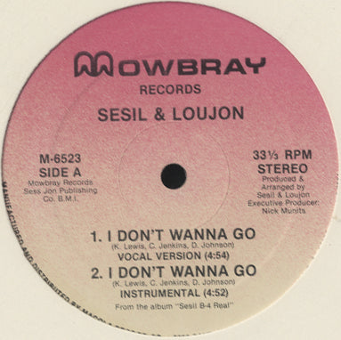 Sesil & Loujon - I Don't Wanna Go / Be Yourself [12