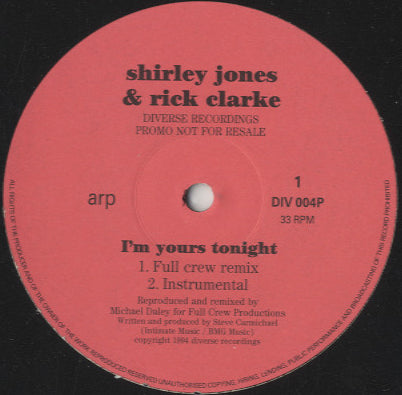 Shirley Jones & Rick Clarke - I'm Yours Tonight [12