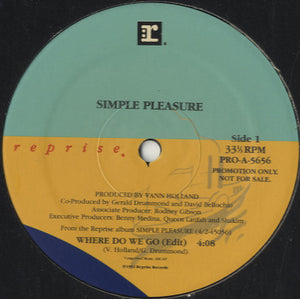 Simple Pleasure - Where Do We Go [12"]