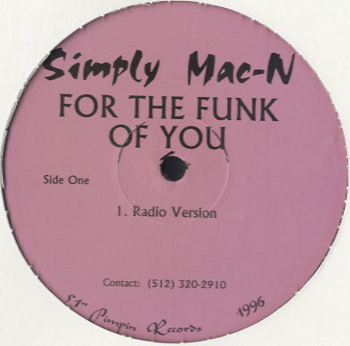 Simply Mac-N – For The Funk Of You [12