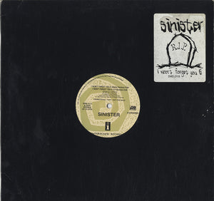 Sinister - I Won't Forget You G [12"]