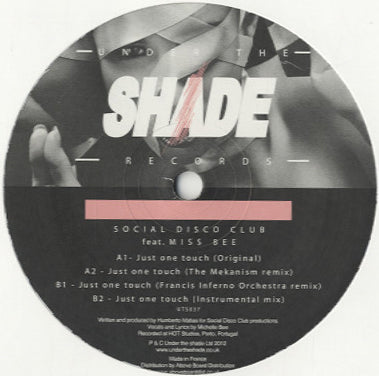 Social Disco Club Feat. Miss Bee - Just One Touch [12