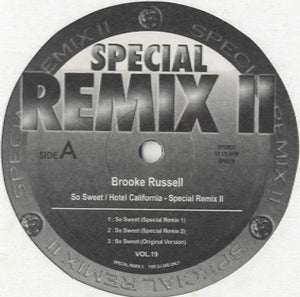 Special Remix 2-19 (Brooke Russell - So Sweet) [12"]