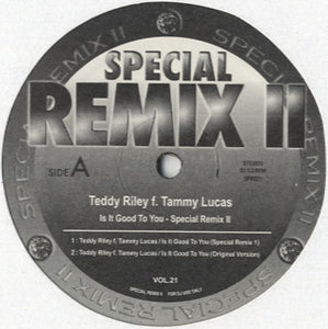 Special Remix 2-21 (Teddy Riley - Is It Good To You) [12"]