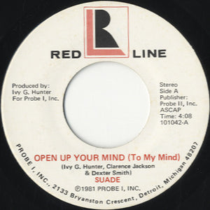 Suade - Open Up Your Mind (To My Mind) [7"]