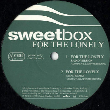 Sweetbox - For The Lonely [12