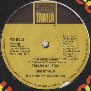 Thelma Houston - I'm Here Again (Edit By Mr. K) [12"]