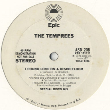 The Temprees - I Found Love On A Disco Floor [12