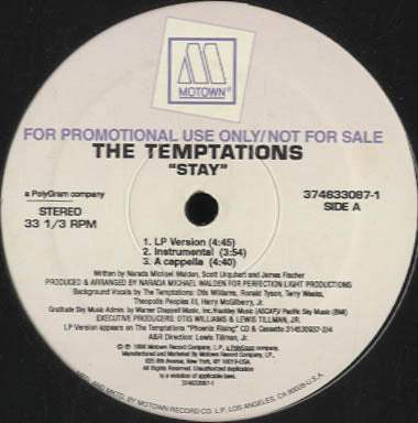 The Temptations - Stay [12