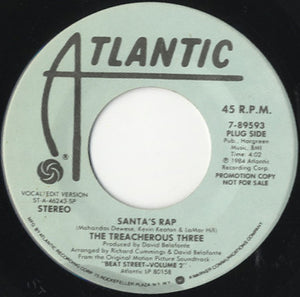 The Treacherous Three / Luther - Santa's Rap / At Christmas Time [7"]