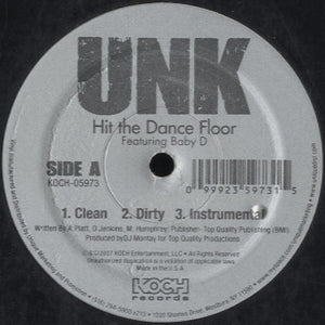 DJ Unk - Hit The Dance Floor / 2 Step Remix [12"] 