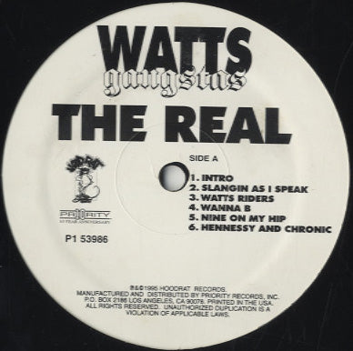 Watts Gangstas - The Real [LP] 