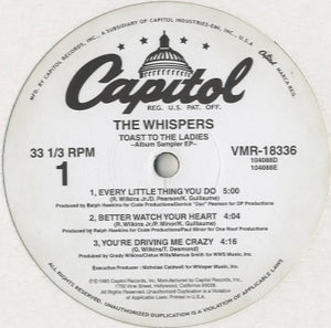 The Whispers (Walter & Scotty) - Toast To The Ladies (Album Sampler EP) [12"]