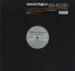 Whitney Houston - One Of Those Days [12"]