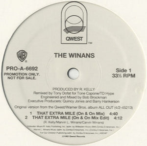 The Winans - That Extra Mile (ON & On Mix) [12"]