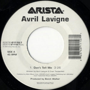 Avril Lavigne - Don't Tell Me [7"] 