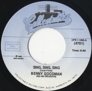 Benny Goodman - Sing Sing Sing [7"]