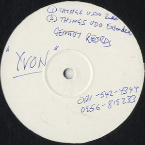 Yvon - Things U Do [12"]