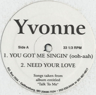 Yvonne - You Got Me Singin’ (ooh-aah) [12