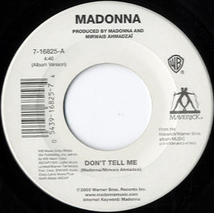 Madonna - Don't Tell Me [7"]